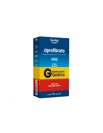 CIPROFIBRATO 100MG C/ 30 COMP