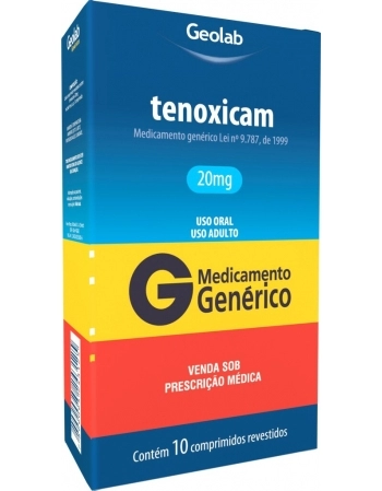 TENOXICAM 20MG C/10 COMP