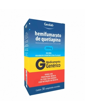 HEMIFUM QUETIAPINA (C1) 200MG C/30