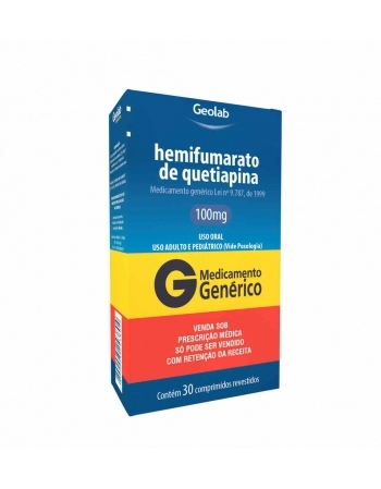 HEMIFUM QUETIAPINA (C1) 100MG C/30