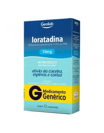 LORATADINA 10MG C/12 COMP