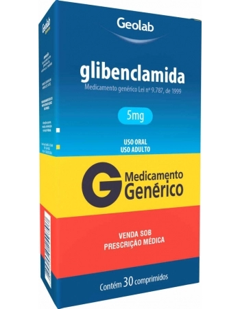 GLIBENCLAMIDA 5MG C/30 COMP