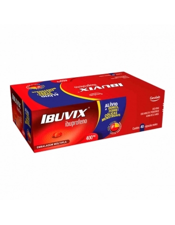 IBUVIX 400MG C/ 40 CAP MOLE - GLM