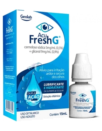 ACU FRESH G SOL OFT 5MG FR C/ 15ML - GLM