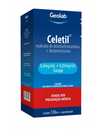 CELETIL XPE 0,4MG+0,5MG/MLFR C/120ML-GLM