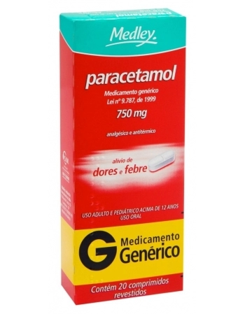 PARACETAMOL 750MG C/20 COMP