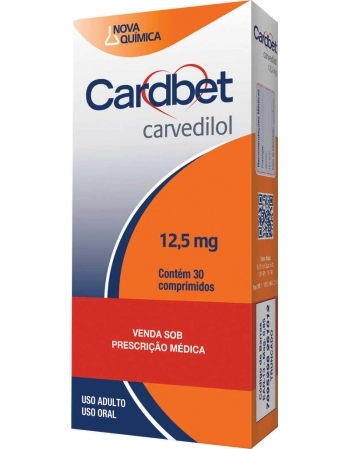 CARDBET 12,5MG C/30 COMP - MUM