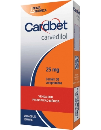 CARDBET 25MG C/30 COMP - MUM