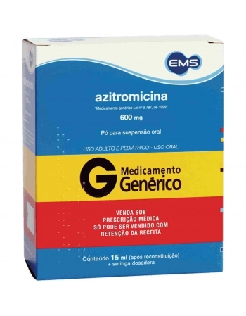 AZITROMICINA 600MG SUSP C/15ML