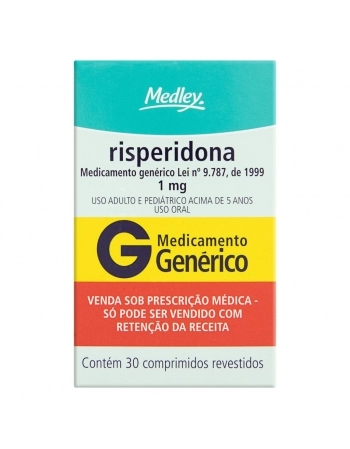 RISPERIDONA (C1) 1MG C/30 COMP