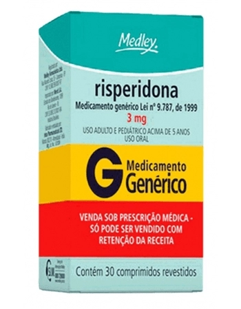 RISPERIDONA (C1) 3MG C/30 COMP