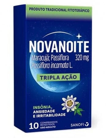 NOVANOITE PASSIFLORA 320MG C/10 COMP - SAN