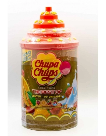 CHUPA CHUPS POTE MISTO C/ 100 UND