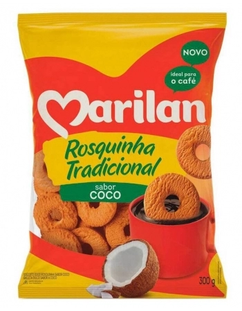 BISC MARILAN ROSQUINHA TRAD COCO 32X300G