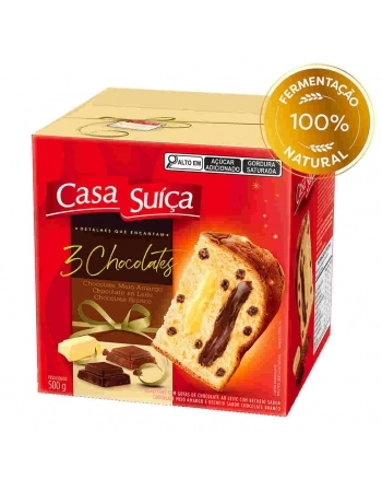 PANETTONE RECH CS 3 CHOCS 18X500