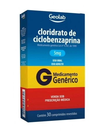 CLOR CICLOBENZAPRINA 5MG C/30 COMP