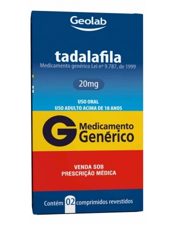 TADALAFILA 20MG C/2 COMP