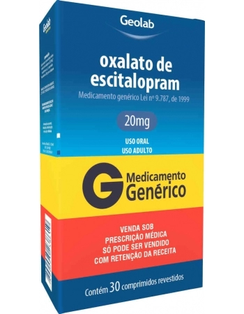 OXALATO ESCITALOPRAM (C1) 20MG C/30