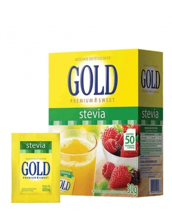 ADOÇANTE DIETETICO EM PO SUCRALOSE GOLD 12X50G(SACHE 50UNDX0,06G)