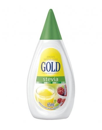 ADOÇANTE DIETETICO LIQUIDO STEVIA GOLD 12X65ML