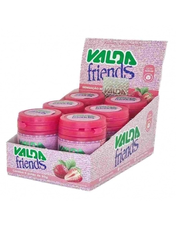 VALDA FRIENDS MORANGO POTE 50G C/6 DP