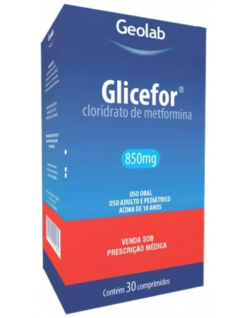 GLICEFOR 850MG C/ 30 - GLM