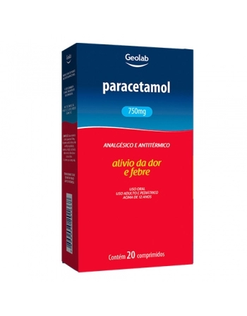 PARACETAMOL 750MG C/20