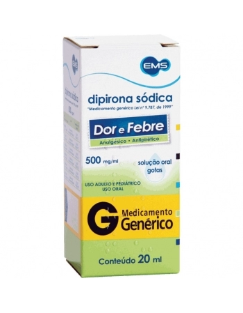 DIPIRONA SOD 500MG GTS 20ML