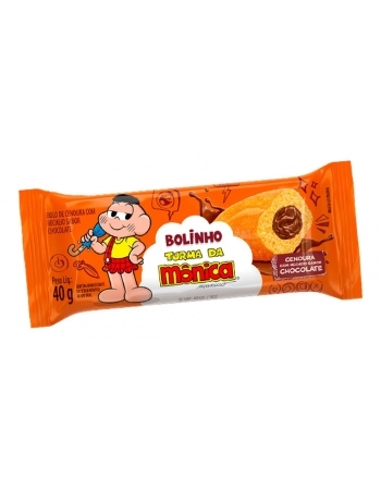 BOLINHO CENOURA COM SABOR CHOCOLATE 6DPX20UND C/40G