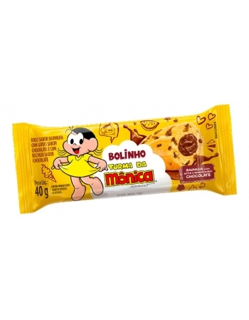 BOLINHO BAUN GOTAS CHOC E RECHEIO CHOC 6DP X 20UND/C 40G