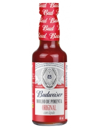 MOLHO DE PIMENTA ORIG COM LUPULO BUDWEISER 12X60ML