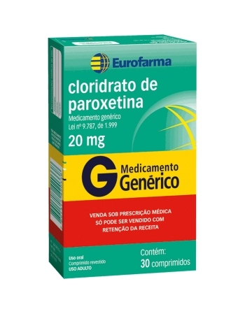 CLOR PAROXETINA (C1) 20MG C/30 COMP