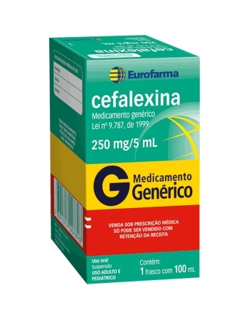 CEFALEXINA 250MG/5ML SUSP C/100ML