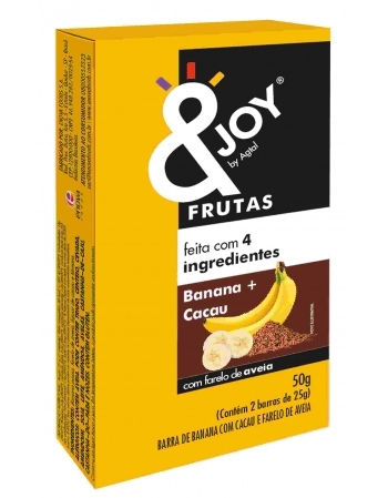 BARRA & JOY FRUTA BANANA E CACAU CT 24X2X25G