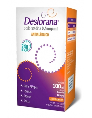 DESLORATADINA 0,5MG/ML XPE C/ 100ML