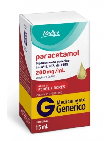 PARACETAMOL 200MG C/ 15ML