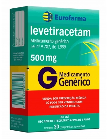 LEVETIRACETAM 500MG C/30 COMP