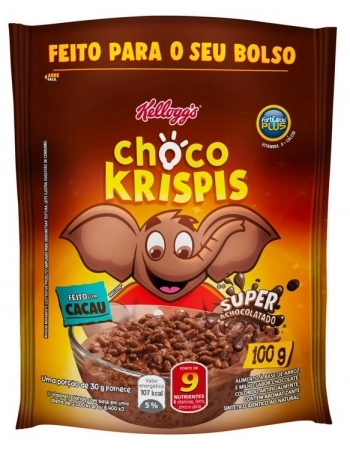 CEREAL CHOCO KRISPIS CHOC 10X100G BAG