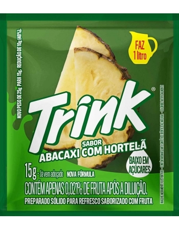 REFR TRINK ABACAXI HORTELA 15X15G 1L