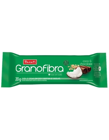 BARRA CEREAL GRANO FIBRA COCO/CHOC 6DPX24X20G