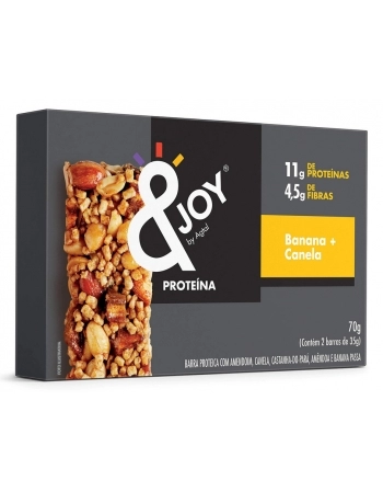 BARRA &JOY PROT BANANA CANELA 24X70G