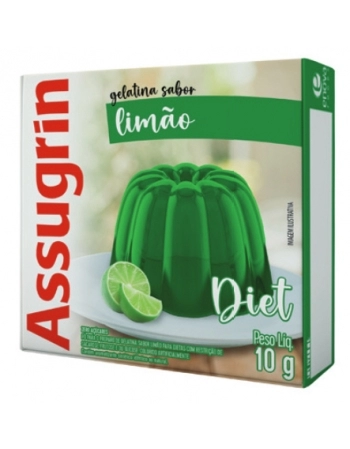 GELATINA ASSUGRIN DIET LIMAO 24X10G