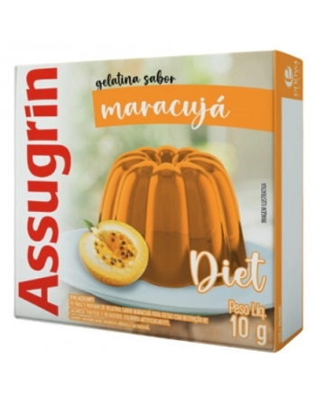 GELATINA ASSUGRIN DIET MARACUJA 24X10G