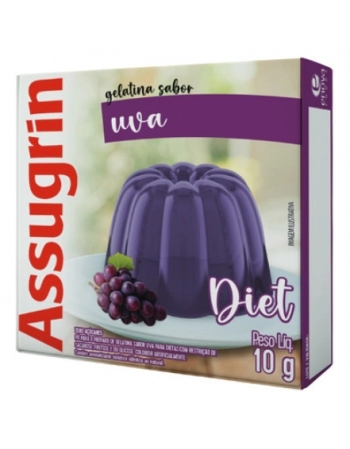 GELATINA ASSUGRIN DIET UVA 24X10G