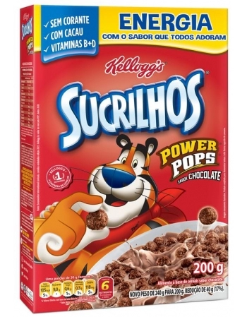 CEREAL SUCRILHOS POWER CHOC 36X200 G