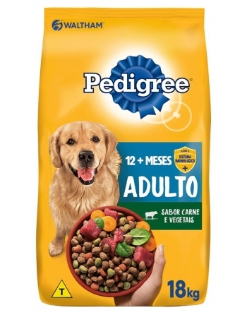 PEDIGREE DRY AD CARNE&VEGETAIS 18KG