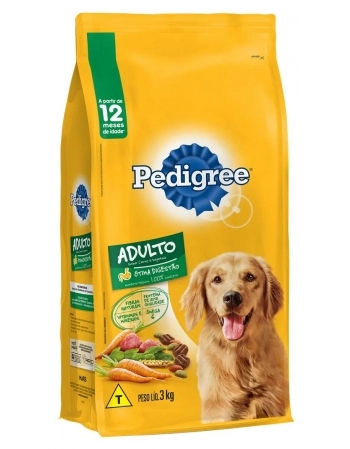 PEDIGREE DRY CARNE&VEGETAIS 6X3KG