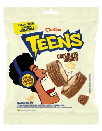 TEENS CHOCOLATE BRANCO 64X80G