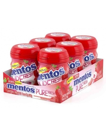 MENTOS GARRAFA PURE FRESH FRUIT MORG 56G DP 6 UNID