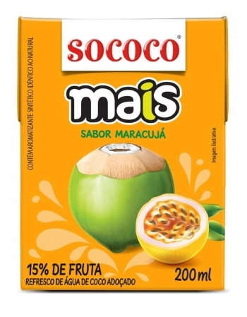 SOCOCO MAIS MARACUJA 24X200ML